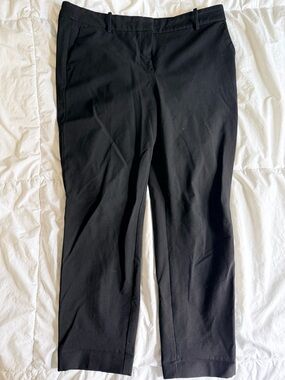 J. Crew Black Ruby Crop Pants